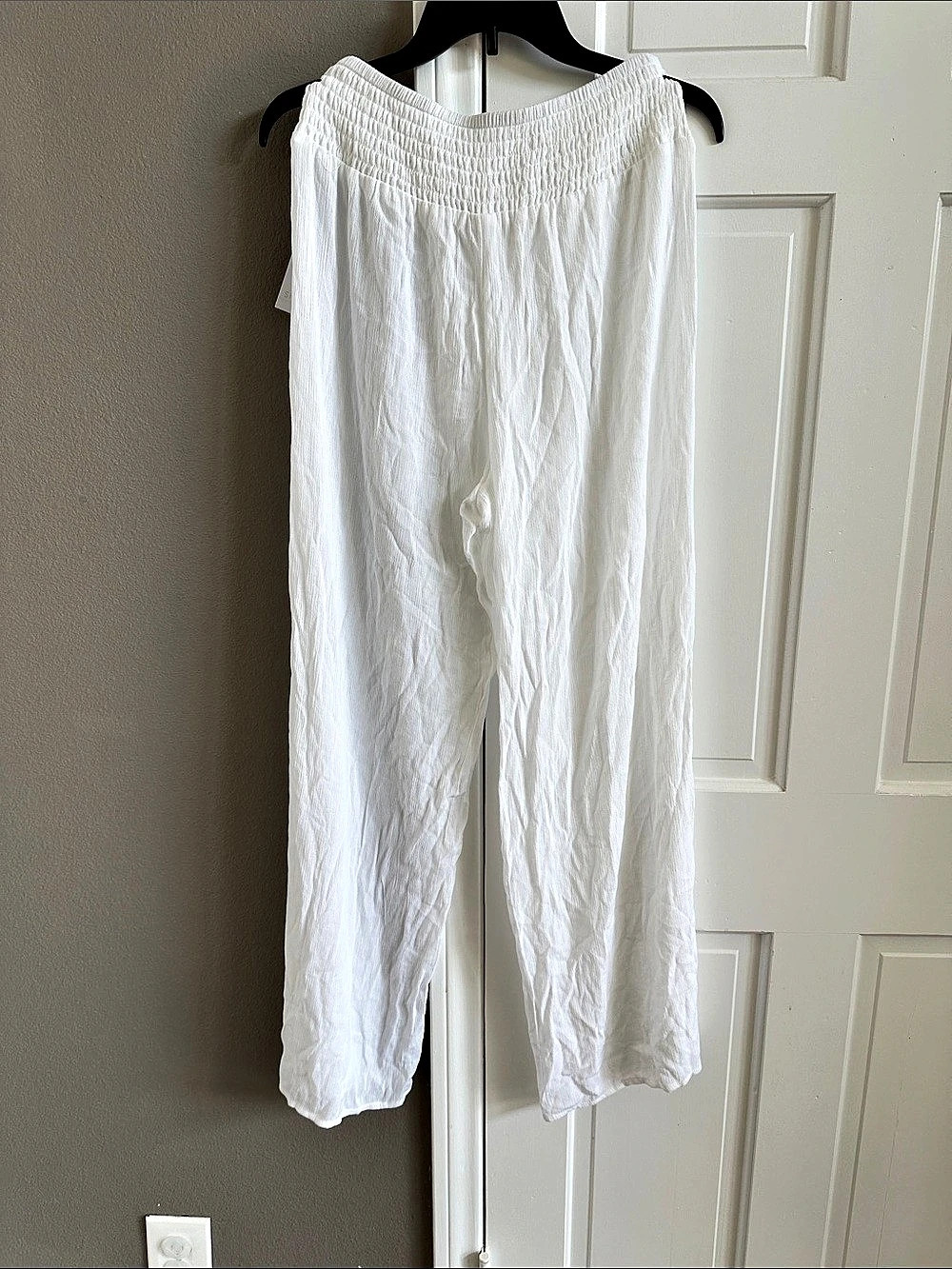 Shade & Shore Gauze Swim Cover Up Pants White XS (0-2)